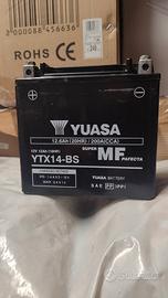 Yuasa YTX14-BS, 12,6A CCA 200A, positivo a SX