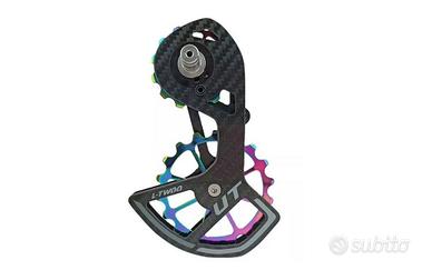Gabbia cambio carbonio shimano ceramica UT rainbow