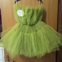 Abito in tulle verde.