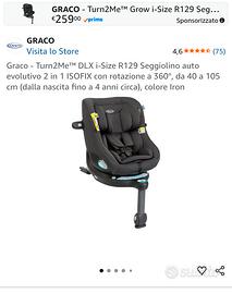  Seggiolone auto praticamente Nuovo 