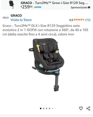  Seggiolone auto praticamente Nuovo 