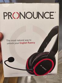 Cuffie Pronounce per fluidità inglese 