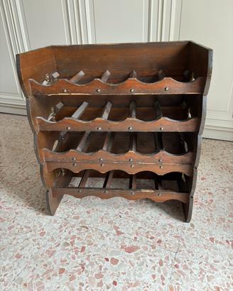 Portabottiglie in legno