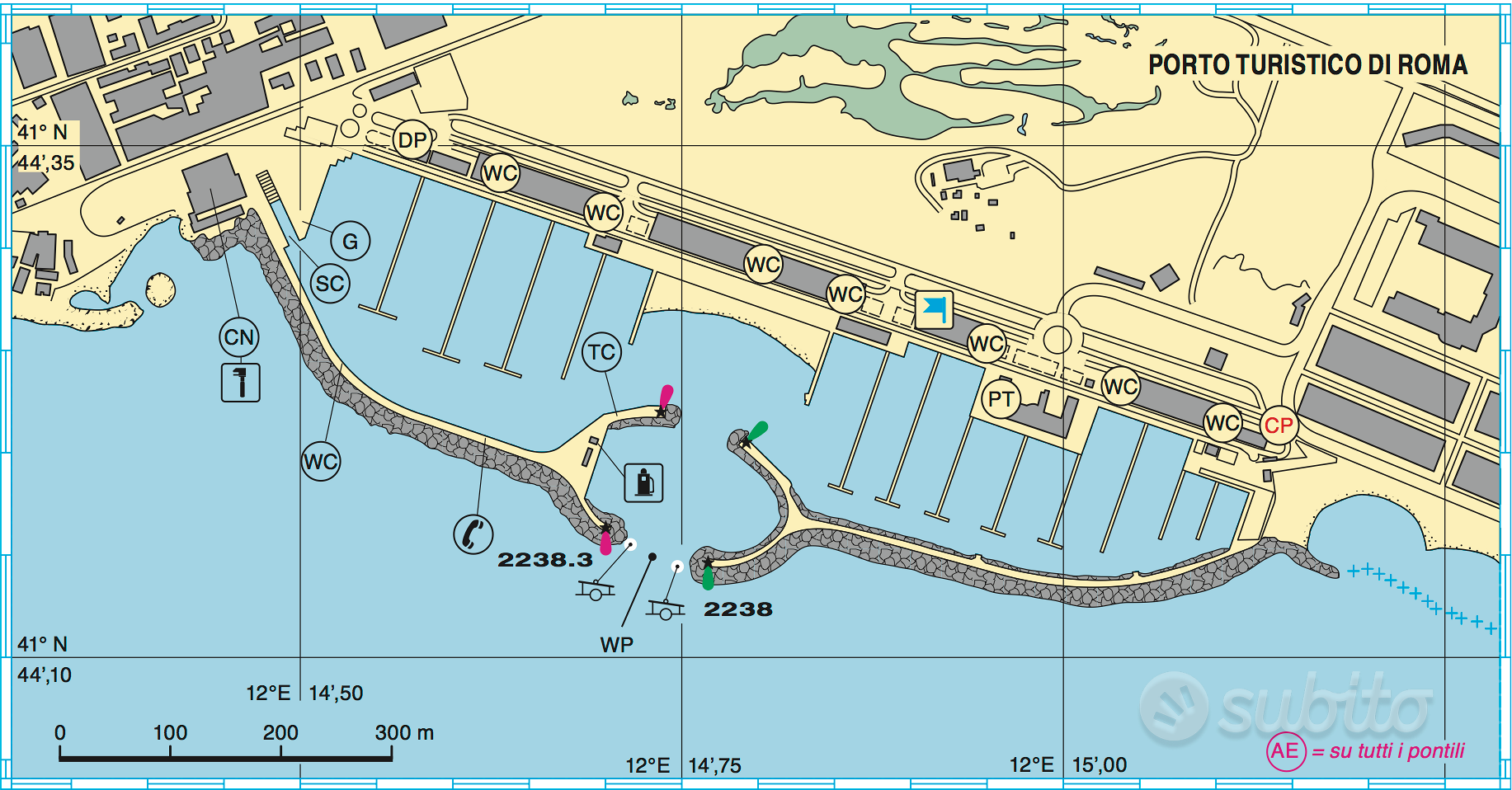 Posto barca - Porto Turistico di Ostia - Nautica In vendita a Roma