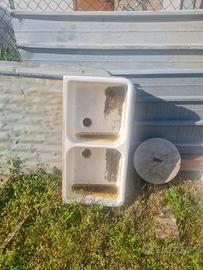 Lavello doppio ceramica