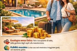 La casa vuota può diventare una fonte di guadagno