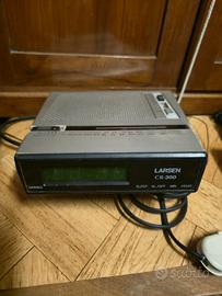 Radiosveglia Vintage Larsen CR-300 anni '80