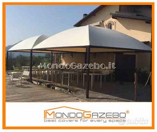 GAZEBO Sun Pluvio Tenda Uso Esterno Grondaia box