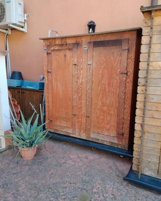 casetta in legno per attrezzi da giardino/esterno 