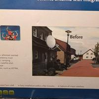 antenna satellitare piatta