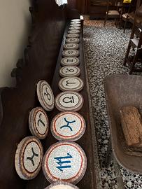 Mosaici con Segni zodiacali a mosaico