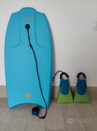 Bodyboard OLAIAN 100 + Pinne tg. 36-37 Set
