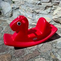 Cavallo a dondolo rosso - 18m+ - little tikes