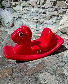 Cavallo a dondolo rosso - 18m+ - little tikes