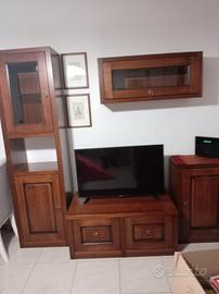 Parete soggiorno in legno massello – ottime condiz
