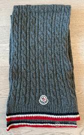 Sciarpa Moncler in lana Grigia e tricolore unisex