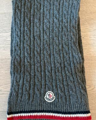 Sciarpa Moncler in lana Grigia e tricolore unisex