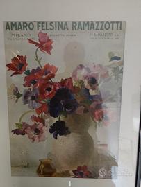 quadro pubblicità amaro Ramazzotti