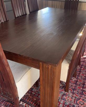 Tavolo di legno 120x245