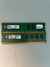 2x 2 gb di ram ddr3 funzionanti