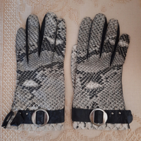Guanti in pelle pitone Vintage anni '60