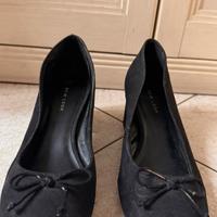 Ballerine con tacco nere