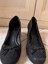 Ballerine con tacco nere