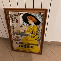 Specchio pubblicitario Fabbri