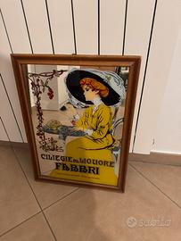 Specchio pubblicitario Fabbri
