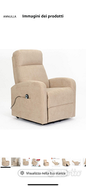 Poltrona alzapersona elettrica