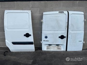 Porte posteriori e laterale Fiat Dobl 2006 bianco