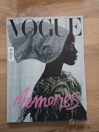 Rivista vogue "Memories" (Dicembre 2021),