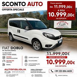 Fiat Doblo 1.6 MJT 105CV N1 IVA ESPOSTA