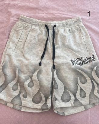 Pantaloncini Shorts Streetwear Athletes"con Fiamme