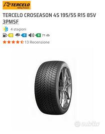 4 pneumatici 4 stagioni 
