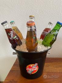 Coca cola secchiello vintage insegna pubblicità