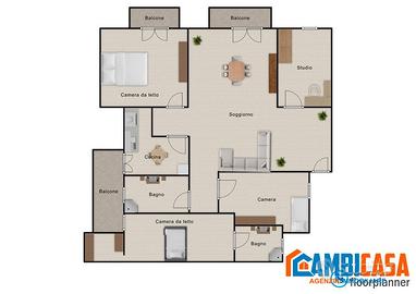 Via Maggiore Toselli - 5 Vani termoautonomo