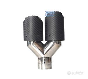 TERMINALE SCARICO IN CARBONIO DOPPIO DESTRO LOOK A