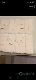 lenzuolo matrimoniale  ricamato 