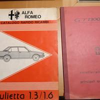 manuali auto storiche originali anni 40/80