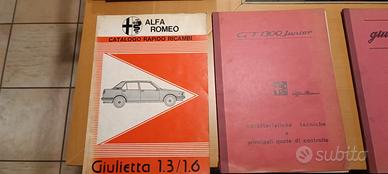 manuali auto storiche originali anni 40/80