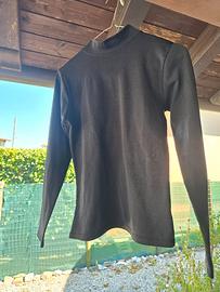 Maglietta donna maniche lunghe nera TG M