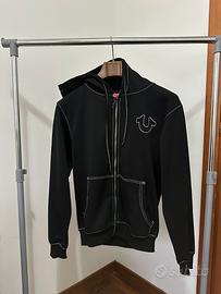 True Religion Men’s Big T Zip Up Hoodie (S)