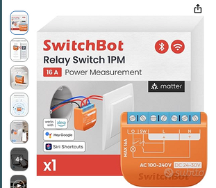 SwitchBot Smart Relay Switch 1PM,