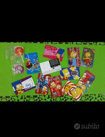 Simpson Card da 11 card e 2 cover orologio rare