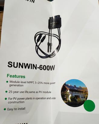n.4 Ottimizzatori per pannelli da 600 watt