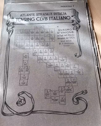 Atlante Stradale d'Italia TCI  1927