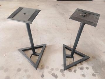 Coppia stand monitor porta casse regolabili