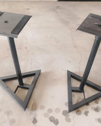 Coppia stand monitor porta casse regolabili