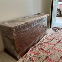 Cassapanca in legno arte povera